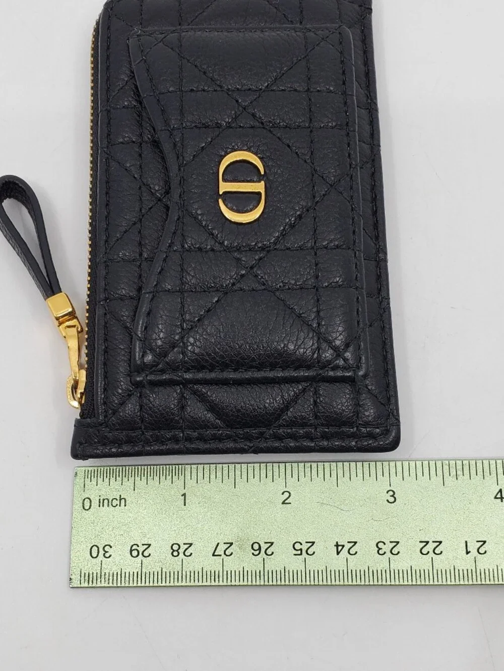 Dior Caro Cosmos Zipped Card Holder
